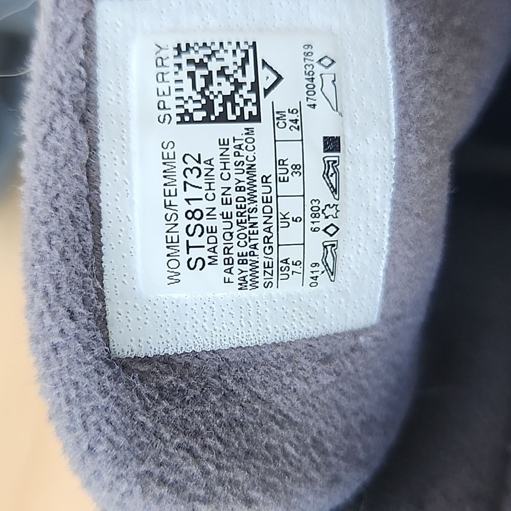 Sperry Black and GrayTop Slider Winter Rain Boots Size 7.5 - Picture 12 of 13